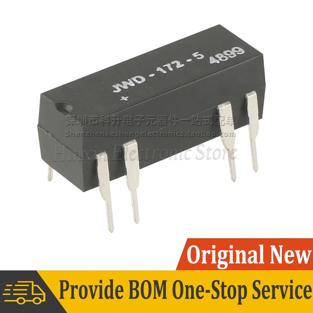 2pcs JWD-172-5 Reed Relay DIP8 5V 3W SPDT Single Pole Double Throw Reed Switch Relay JWD 172 5