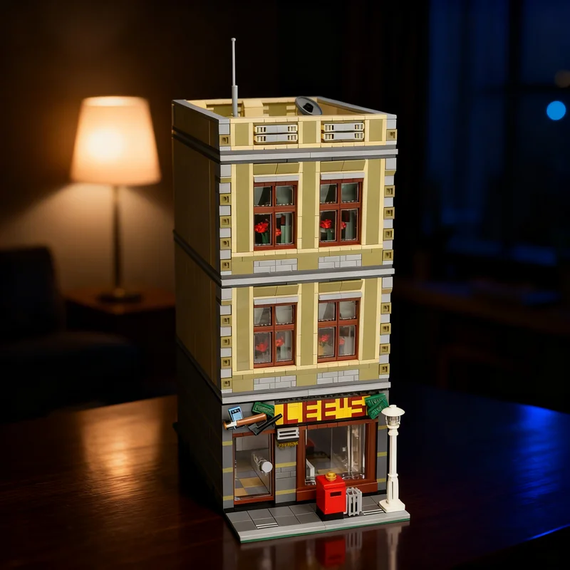 

2706 деталей MOC Модульная модель магазина-павильона для продажи товаров, строительные блоки, подарок для самостоятельной сборки, креативный коллекционный декор, премиум-класс для взрослых и детей