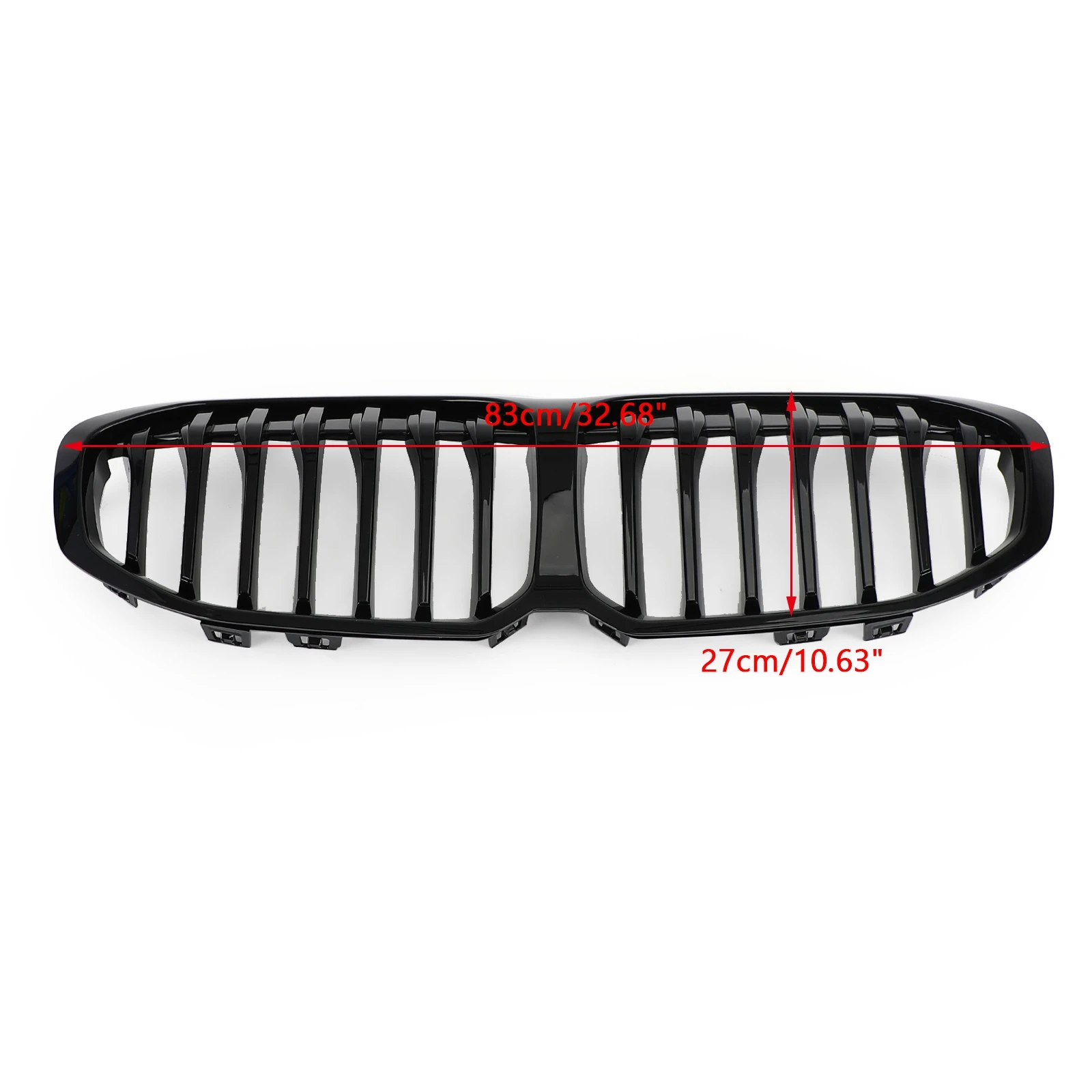 Gloss Black Diamond Front Kidney Grill Grille For BMW 1 Series F40 2019-2024