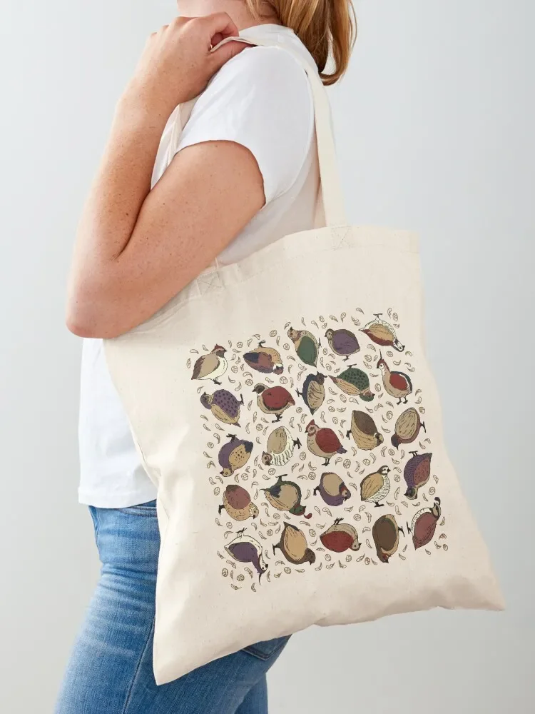 

Rustic Quail (Now With More Quail!) Tote Bag Shopper Women's bags university shopper bag custom bags