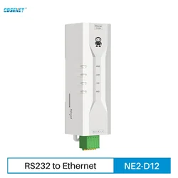 RS232 To Ethernet Serial Port Server CDSENET NE2-D12 DC 8-28V TCP/UDP Modbus MQTT HTTP DNS DIN Rail InstallationTCP/IP to RTU
