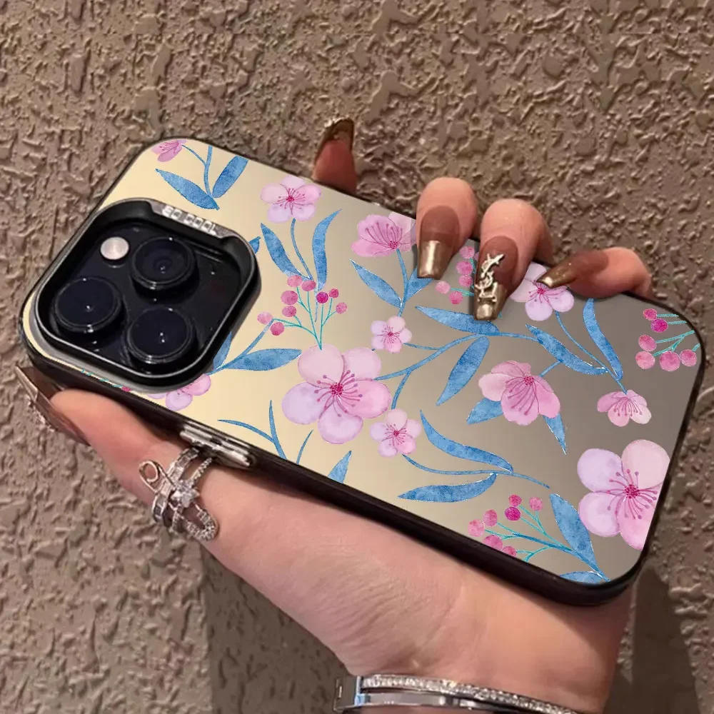 For Huawei Honor X6B X8B X7B X9B X50i X9A X8A Case Shockproof Protecto Phone Cases For Honor X7A Silvery Fashion Flower Cover