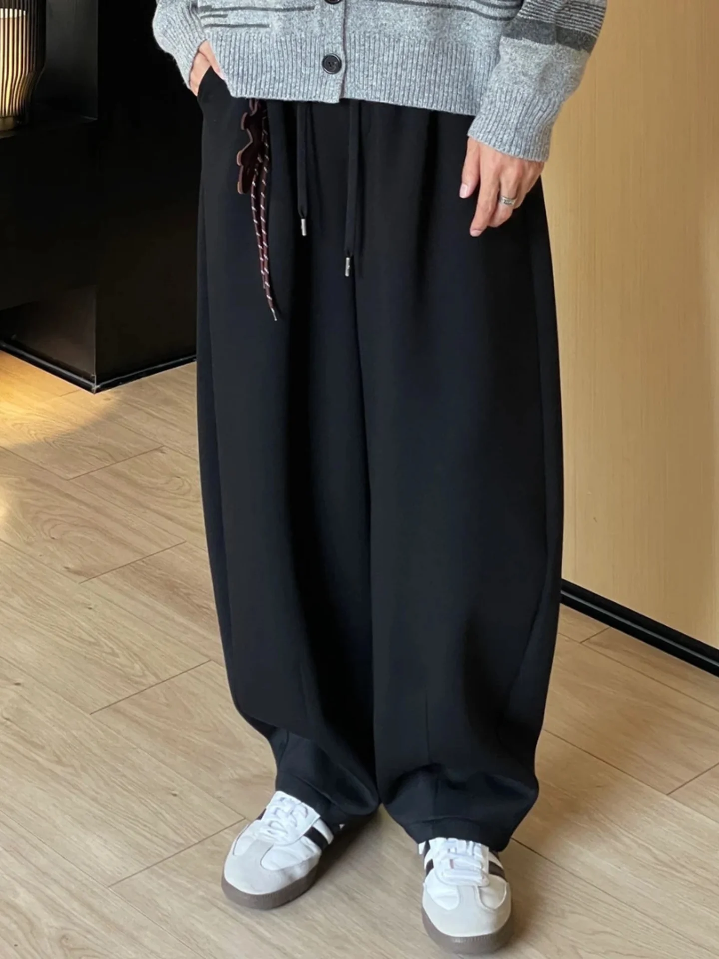 

High Quali Men's Casual Pants Autumn Sle Drapey Straight Leg Comfortable Faionable Low Maintenance Color