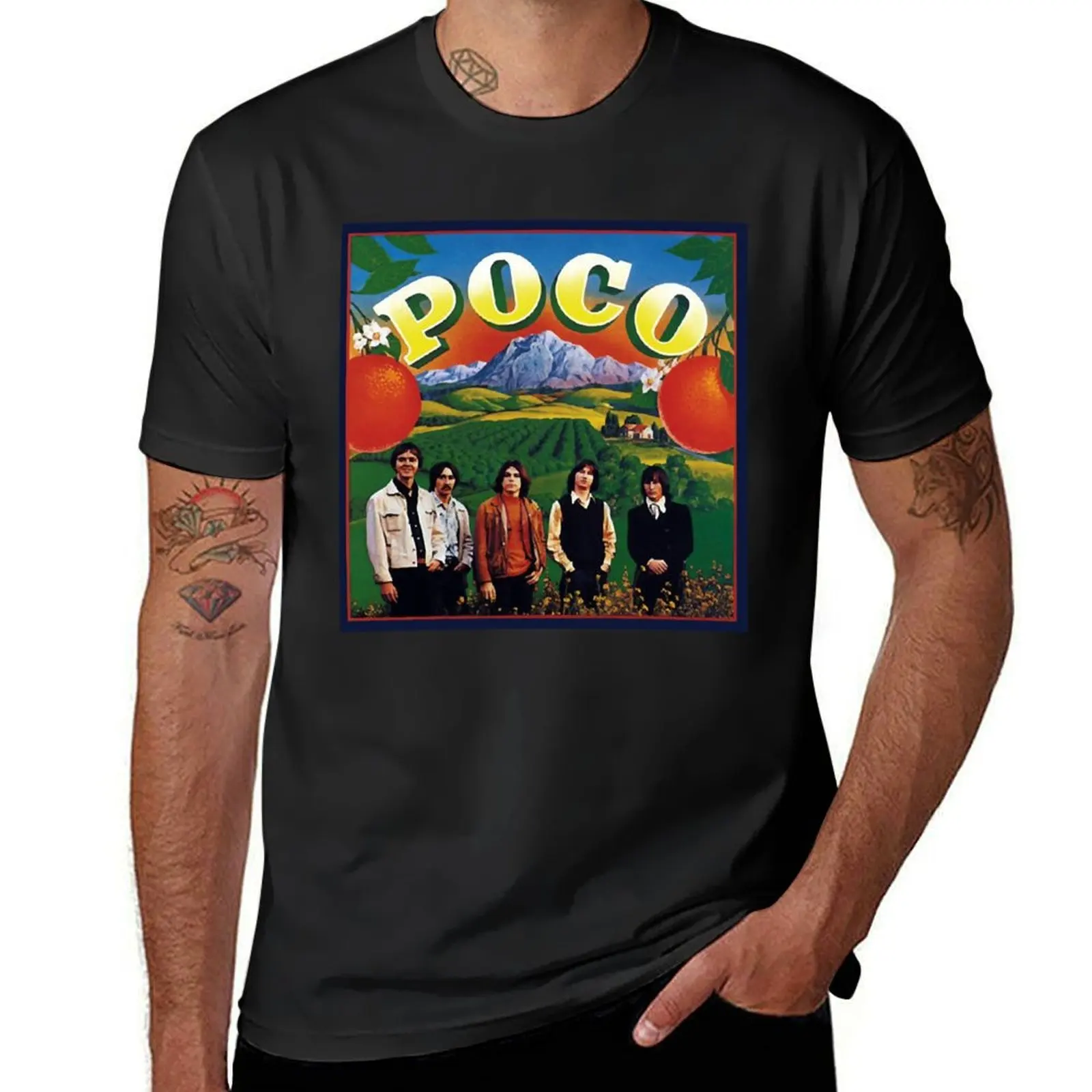

Poco Band and music fanart T-Shirt Blouse anime t shirts quick-drying plain white t shirts men