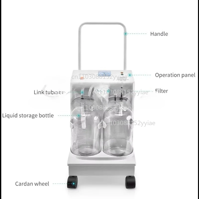 7A-23D Surgical Suction Pump - High-power Medical Pump with ≥40 Rate/Min for Operating Room & ICU