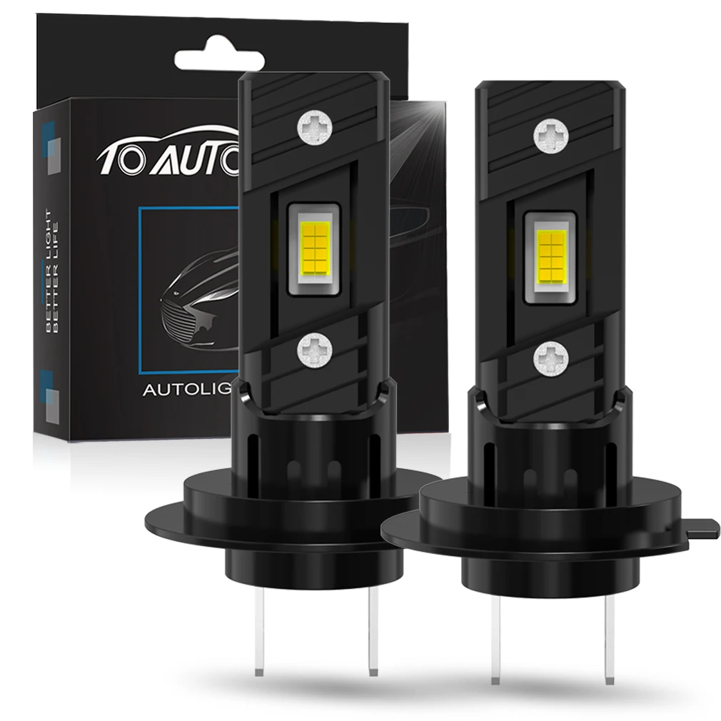 

TOAUTO H7 LED H4 Лампа для фар Mini 30000LM 6000K CSP для автомобильных фар Автодиодные лампы H7 Turbo Led 12V Автомобильные