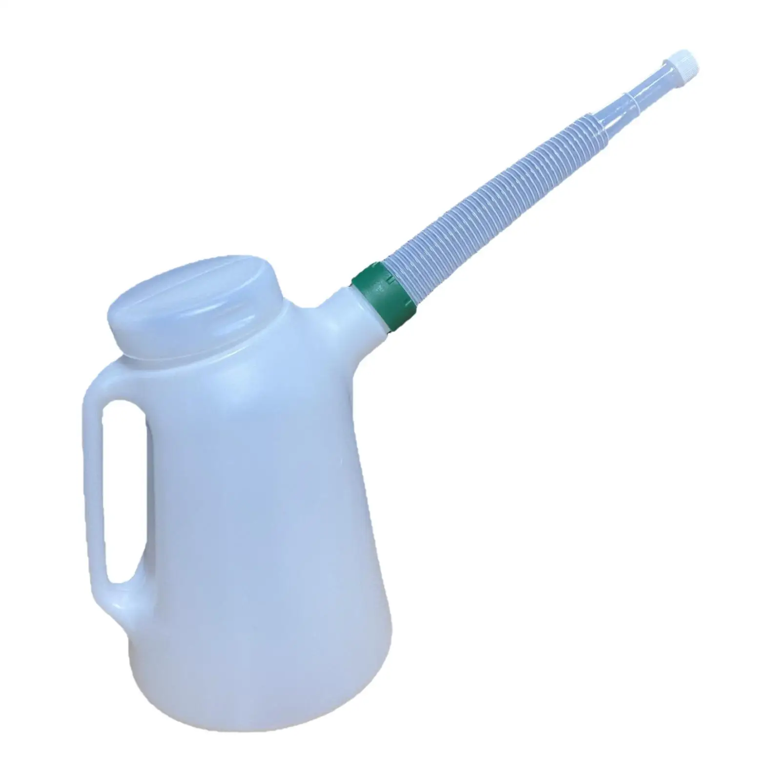 Ergonomic Handle 5L Oil Measuring Jug High Density PP Oil Container Dispenser for Automotive Engine Filling