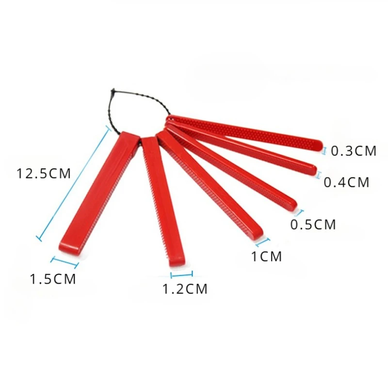 Red Graded Teether Stick Safe Bisphenol Free Muscle Language Training Tools for Children Down's Teether Children