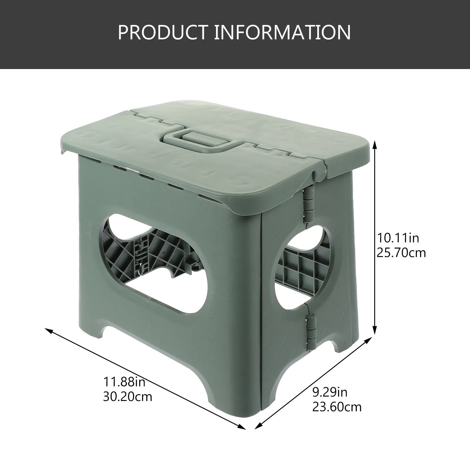 

Foldable Plastic Stool Outdoor Fishing Portable Lightweight Handheld Stool for Camping Travel Camping Stools