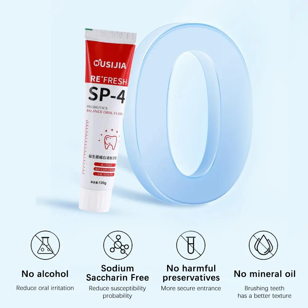 Sp-4 Probiotic Whitening Toothpaste Toothpaste Ultra Whitening Ultra Toothpaste Toothpaste Sp-4 Teeth Whitening Whitening C3L6