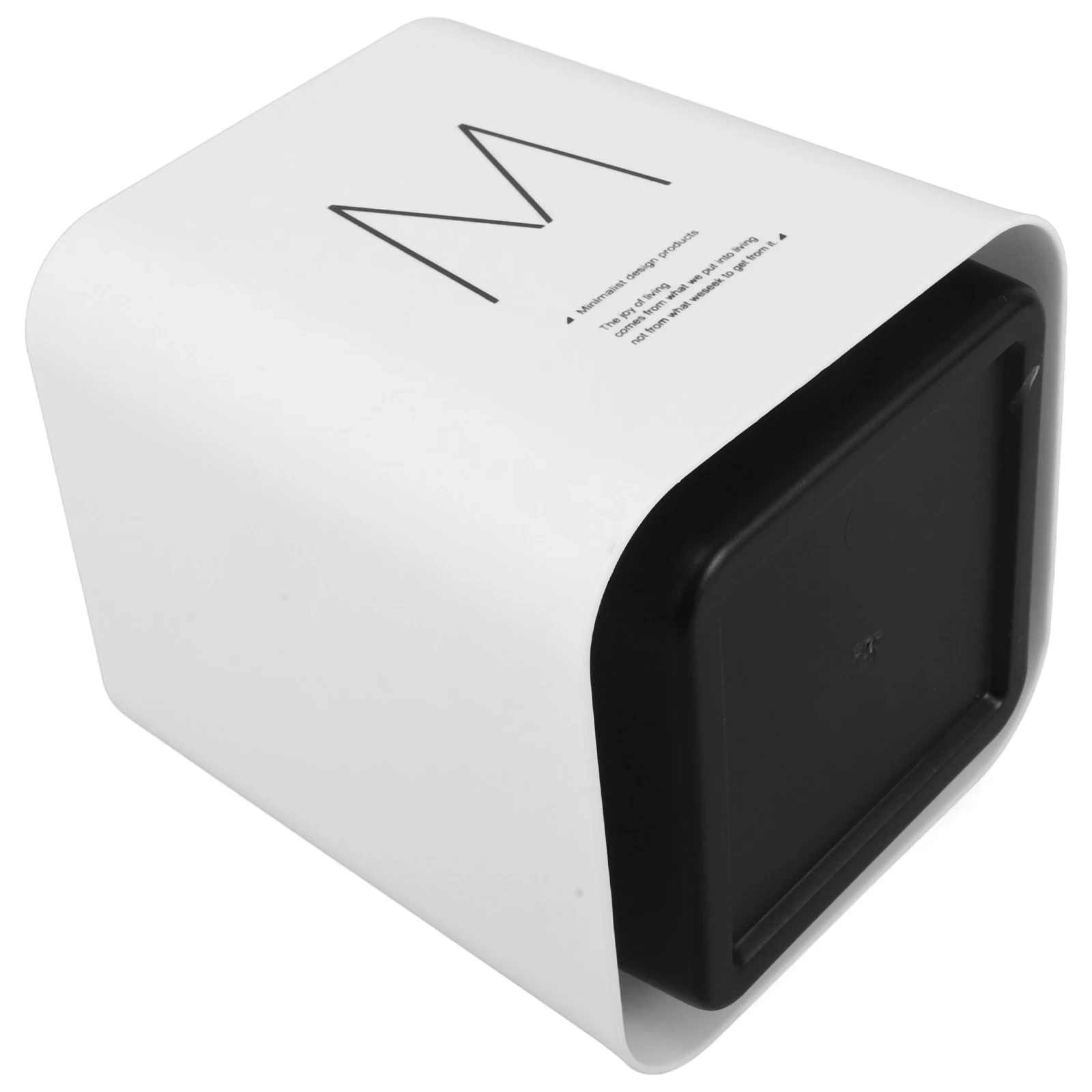 

1.5L Square Double Layer Mini Trash Can Desktop Table Office Plastic Garbage Bucket Living Room Counter Waste Bin Small Size