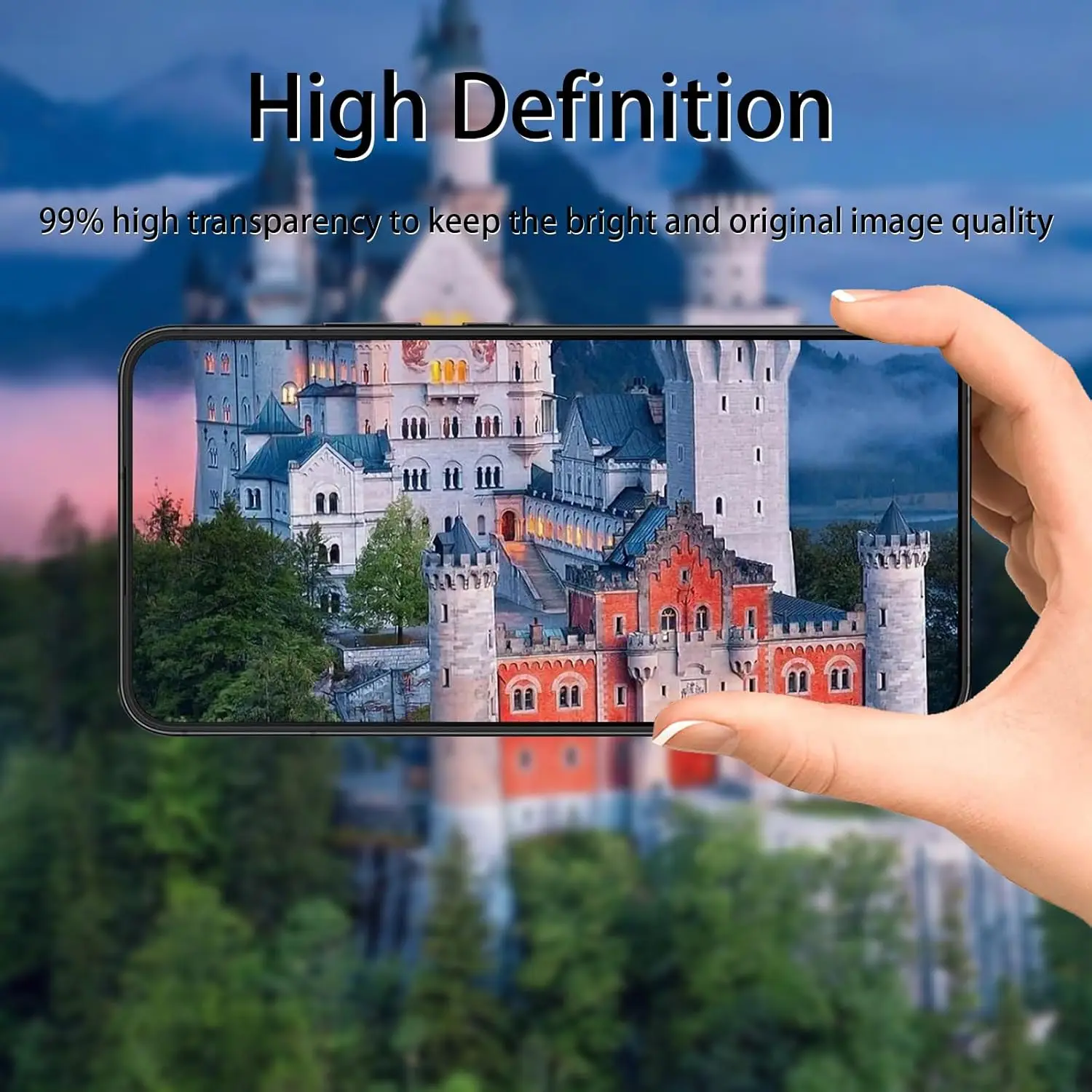 1/2/3/4Pcs 0.2mm Tempered Glass For Samsung Galaxy S22 5G Fingerprint Unlock Screen Protector Glass Film