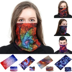 Galactic Vortex Design Cycling Bandana UV Protection Headband For Women Man Outdoor Sport Face Mask Bicycle Balaclava Neck Scarf