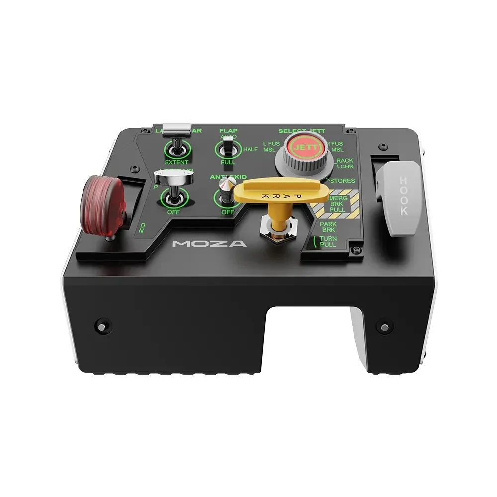 MOZA MTLP Panel F/A-18 Replica Flight Simulator Controller，With 25 Programmable Switches And Hall Sensors， For PC Combat Sims