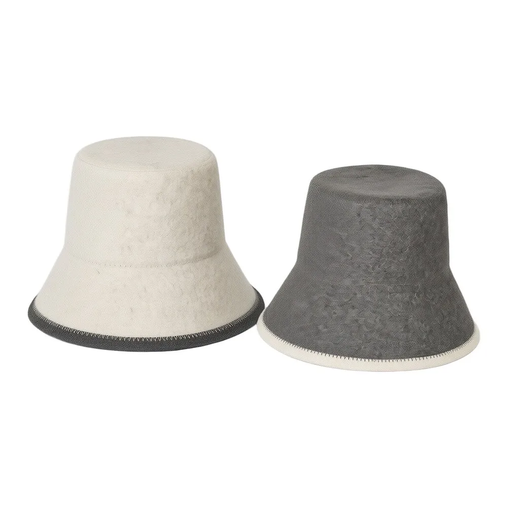 2 Wool Sauna Hats for Personal or Shared Use in Health Clubs Gyms and Home Wellness For Spaces with Compact Foldability