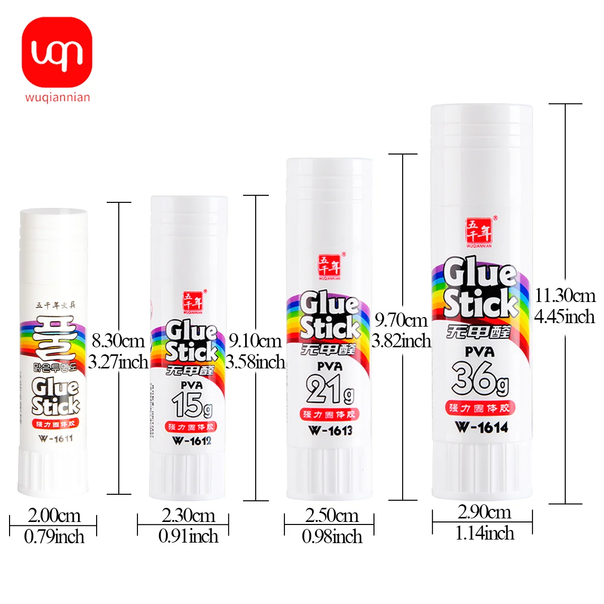 WQN-3/6PCS Student Büro Stick Langlebig Glatte Handgemachte Modell Kunst Kleber Student Büro Liefert PVA