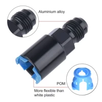 Aluminio AN6 AN8 macho a 5/16 ""3/8"" conexión rápida hembra Push-On EFI conector adaptador de combustible de aceite