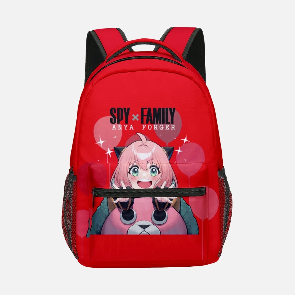 Trendy Youthful School Bags Unisex Anime Spy X Family Anya Travel Bags 3D Print Oxford Waterproof Notebook Shoulder Backpacks