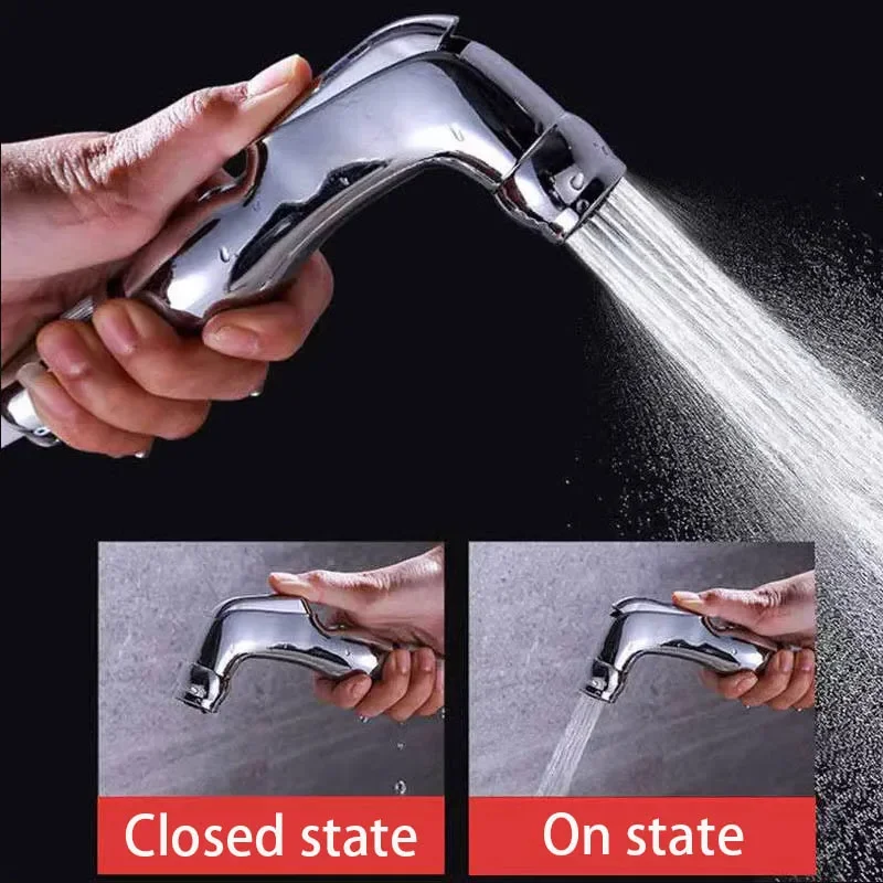 Handheld Bidet Toilet Sprayer Household Bathroom Shower Pressurizing Handheld Sprinkler Bathroom Self-Cleaning Bidet Attachment