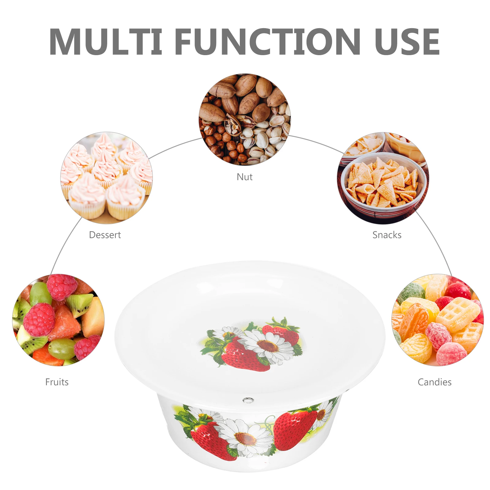 

Retro Enamel Basin Vintage Style Lard Storage Bowl for Kitchen Food Preparation and Home Decoration Multi-Functional Enamelware