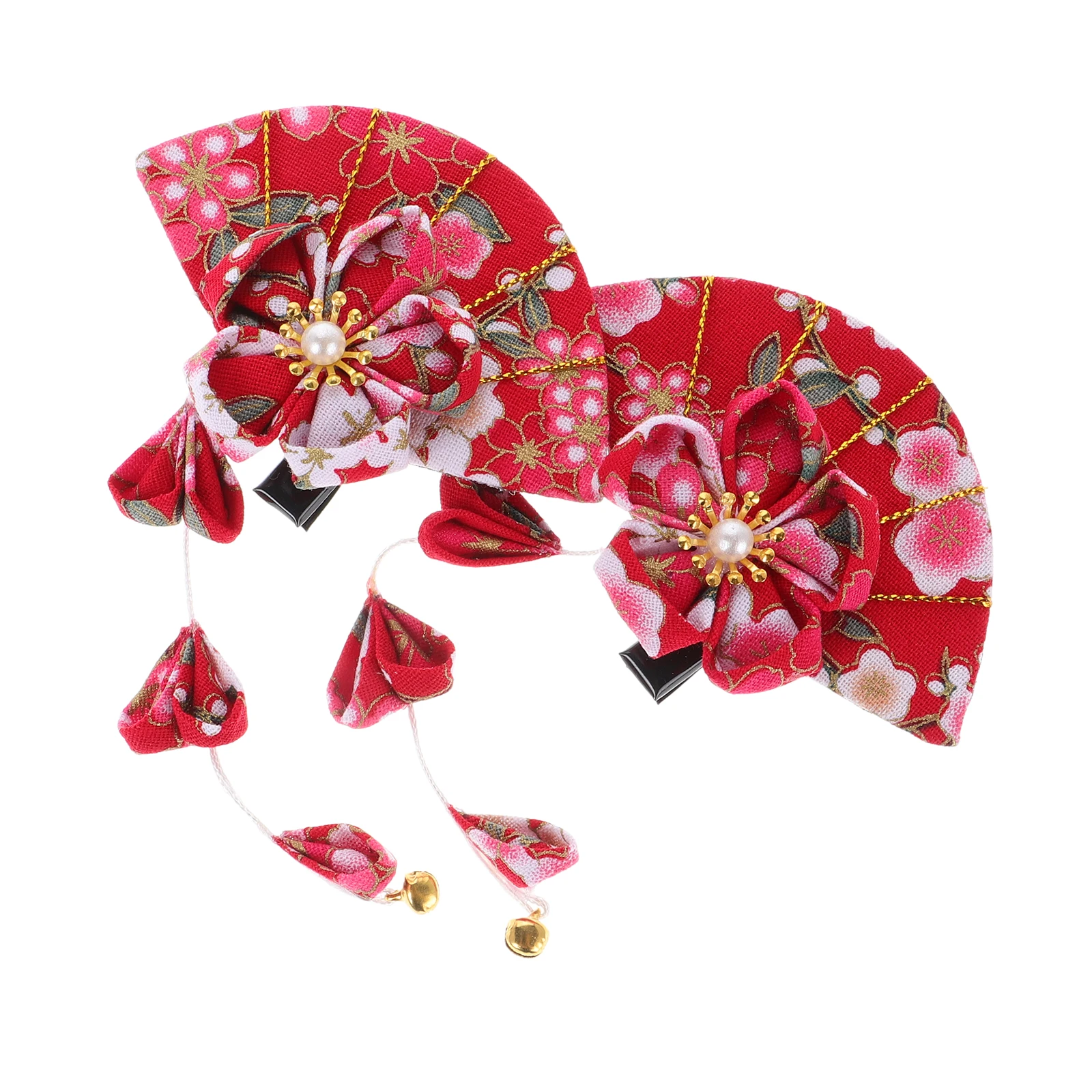 

Tassel Hair Clip Flower Decorative Lightweight Comfortable Daily Party Wedding Accessories Japanese Style for Women
