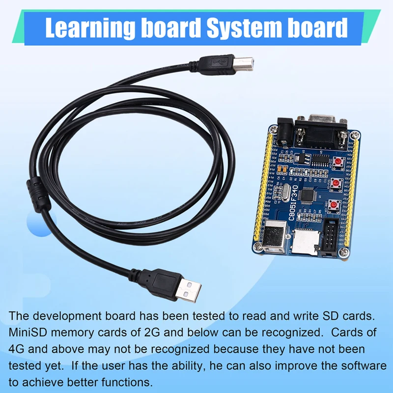 C8051F340 Microcontroller Development Board Core Board Learning Board System Board