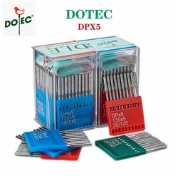 DOTEC 100PCS Sewing Needles DPx5 Twin Needle Lock Stitcher Sewing Machine Bartack Machine Synchronous Sewing Machine Needle
