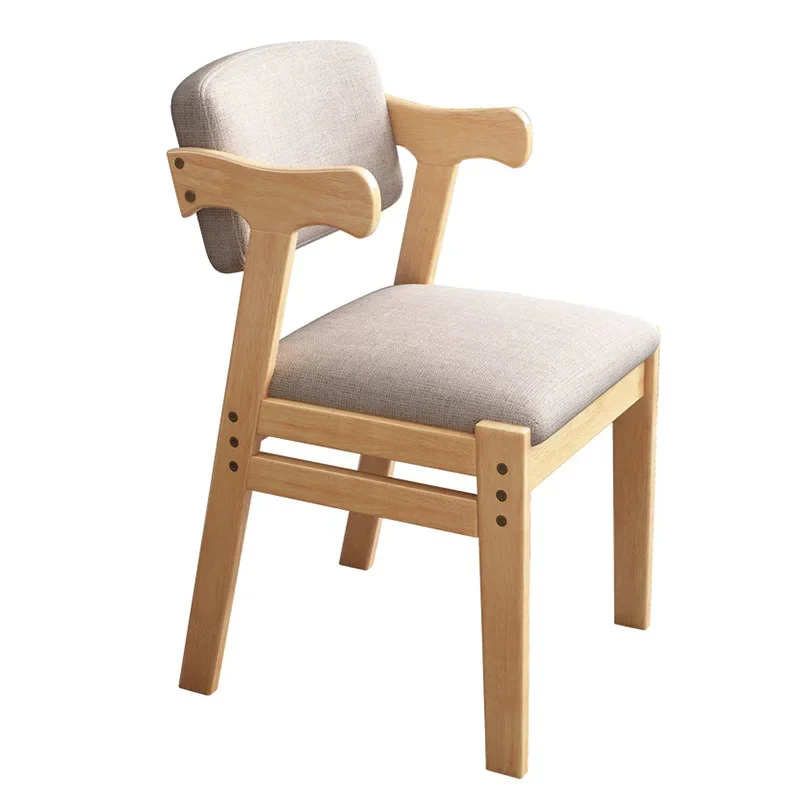 Household Solid Wood Adjustable Chair - Simple Desk and Dining Chair, Kids Learning Room Stool, Functional and Stylish Design