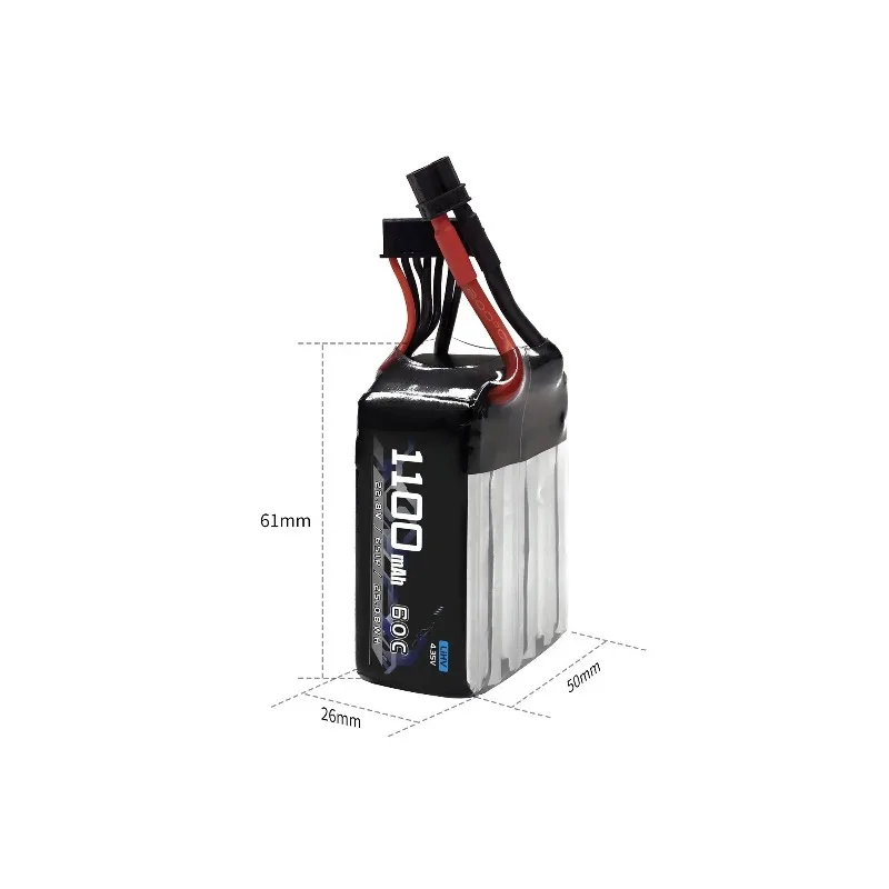New 1100mAh 60C/110C 4S/6S XT30 XT60 for Cinelog35 LiPo Battery for 3-5Inch Series Drone for RC FPV Quadcopter Accessories Parts
