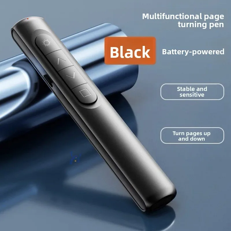 Wireless PPT Page Turning Pen, Multi-Function Digital Remote Pointer for Teaching & Business