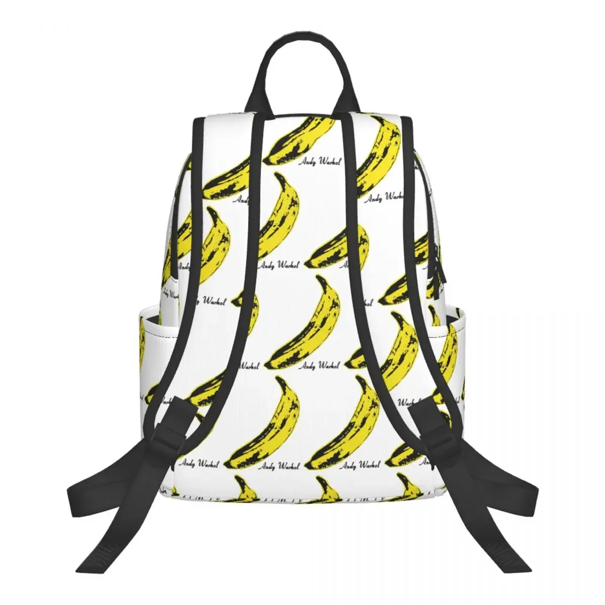Andy Warhol Sunset Cat Cattle Banana Student Backpack School Bag Hiking Travel Daypack for Boys Girls Bookbag Shoulder Bags