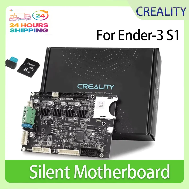 Creality Ender-3 S1 Silent Motherboard 32 Bit Mainboard SD Card Fuse Package with TMC2208 Drivers for Ender 3 S1 3D Printer Part