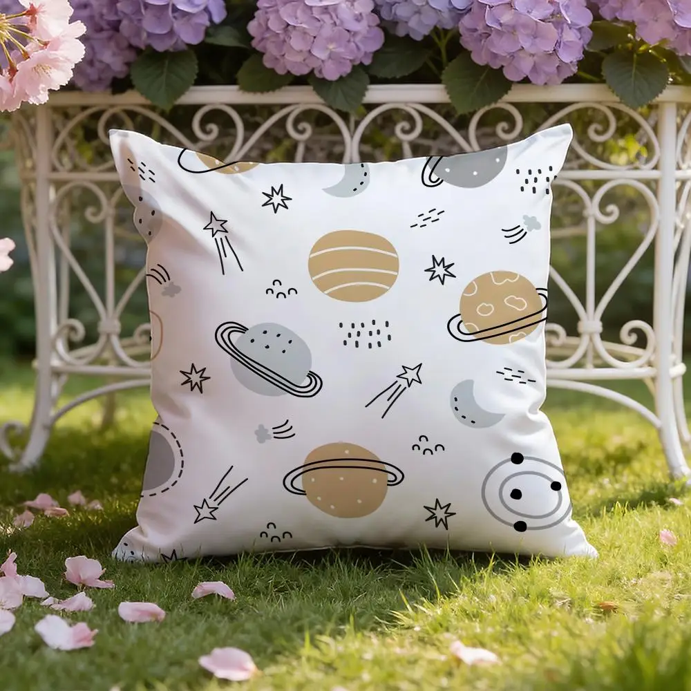 Cute Texture Cushion Cover Home & Car Dual-Scene Pillow Cover: Reversible for Premium Comfort