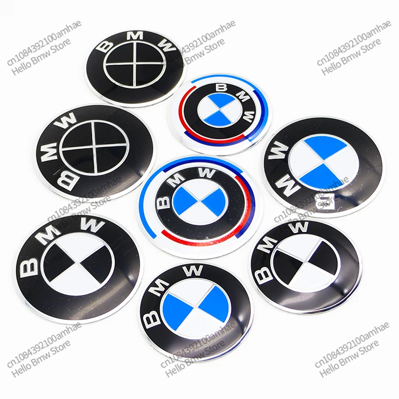 4PCS 56/60/65MM Car Wheel Center Hub Caps Sticker Emblem Badge For BMW M M3 X5 X1 X3 E46 E90 E39 E60 E36 E30 E87 F10 F20 F30 G20