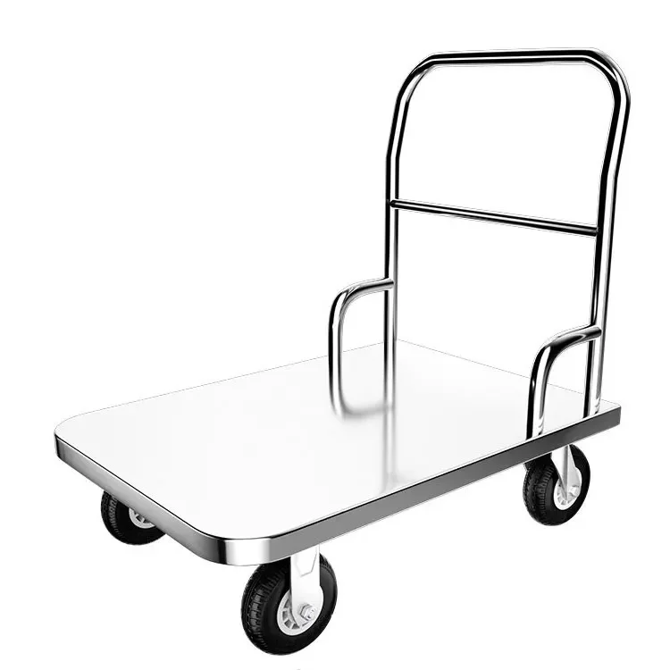 2026 Wholesale Heavy-Duty Stainless Steel Foldable Truck Trolley Hand-Build Platform Cart with Fabrication Services