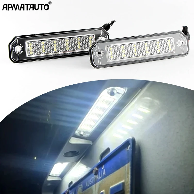 LED License Number Plate Lights White For Honda Civic EJ/EG/EK Series 91-00 CR-X Del Sol 95-98 Integra SJ EK3 96-98 Accessories