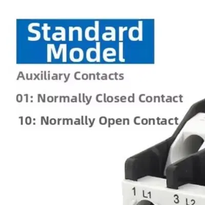 CJX2-1810 AC Contactor 3 Pole 220V 50Hz 60Hz for Electrical Control Panels with 1NO+1NC Auxiliary Contacts and Compact Design