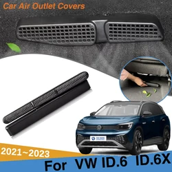 For Volkswagen ID 6 Accessories VW ID.6 ID.6X 2021 2022 2023 Car Air Under Seat Conditioning Anti-Clogging Cover Car Accessories