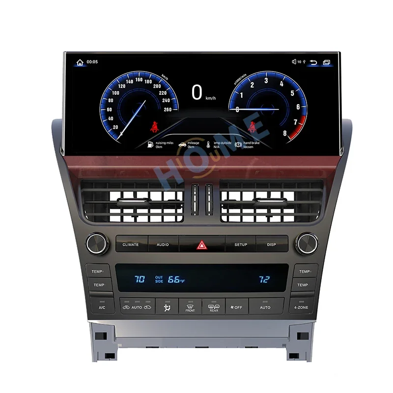 12.3‘’ Vertical Screen Android 10 Car Multimedia Player GPS Navi For Lexus LS460 LS600 2006-2012 Headunit Autoradio