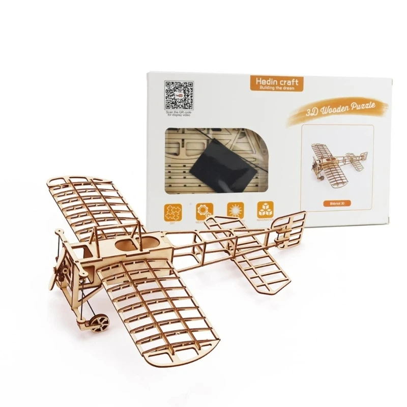 Hand Handwerk DIY Holz Puzzle Set Montage Flugzeuge Modellbau Set Lernspiel zeug für Erwachsene und Kinder g196