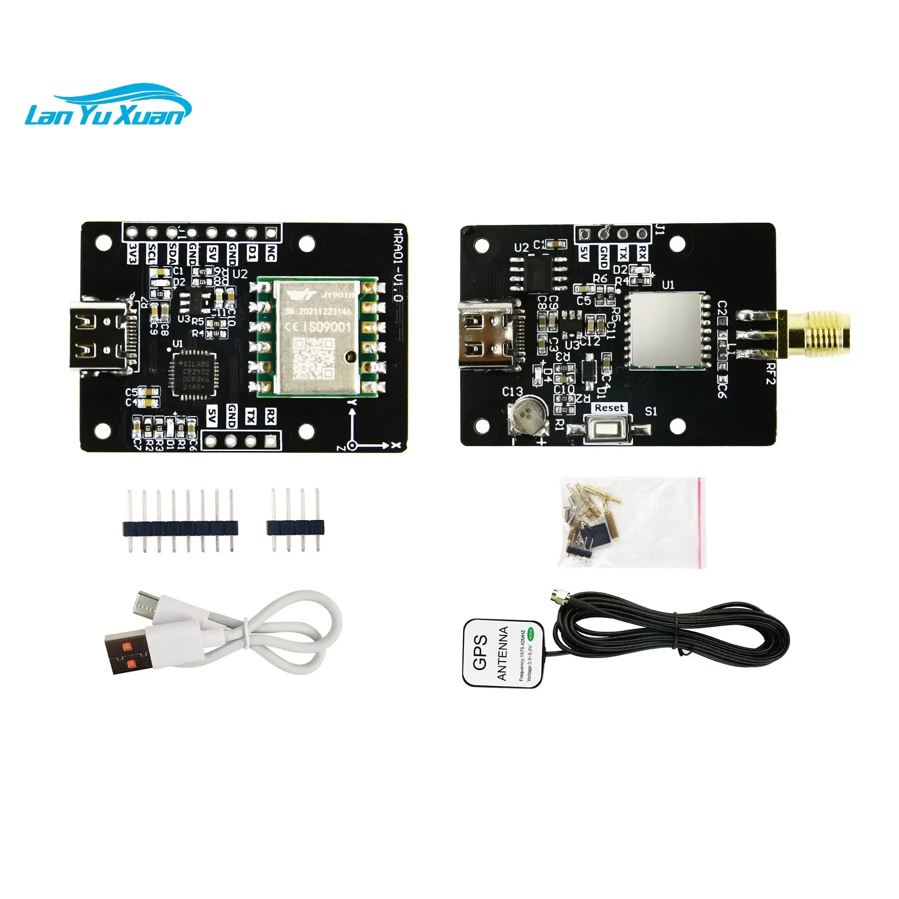 Yahboom IMU 10-Axis Inertial Navigation ARHS Sensor Module With Accelerometer Gyroscope Magnetometer Barometer Air Pressure Gaug