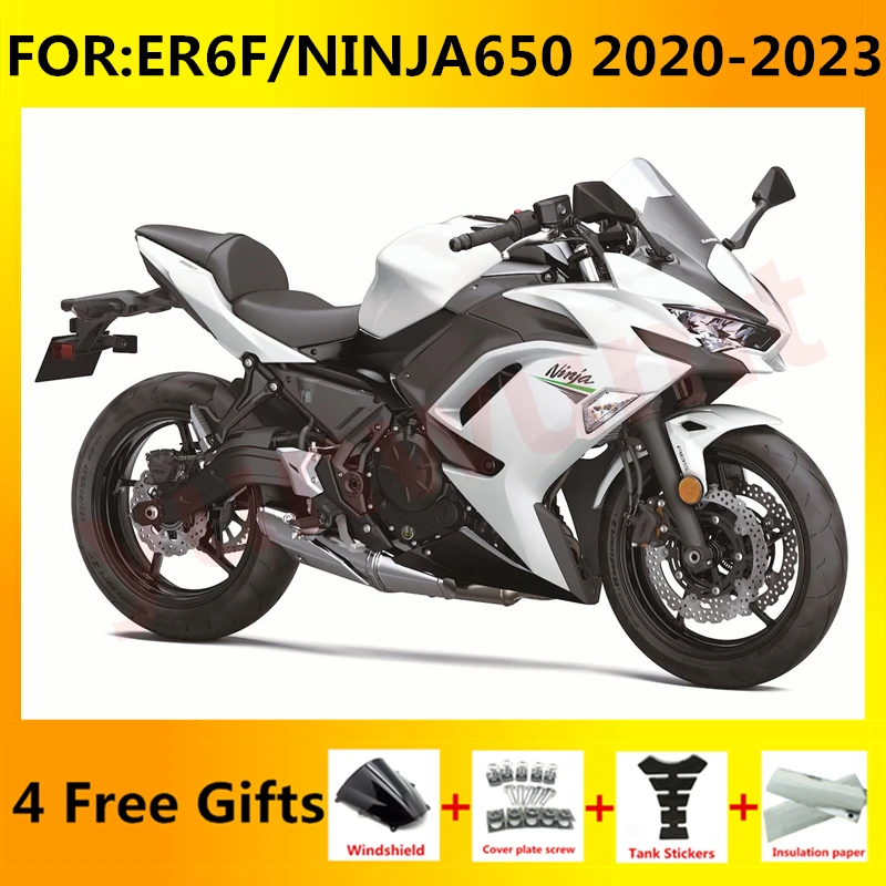 

Motorcycle whole Fairings kit fit for ER6F EX650 Ninja 650 ninja650 2020 2021 2022 2023 Bodywork full fairing kits white black