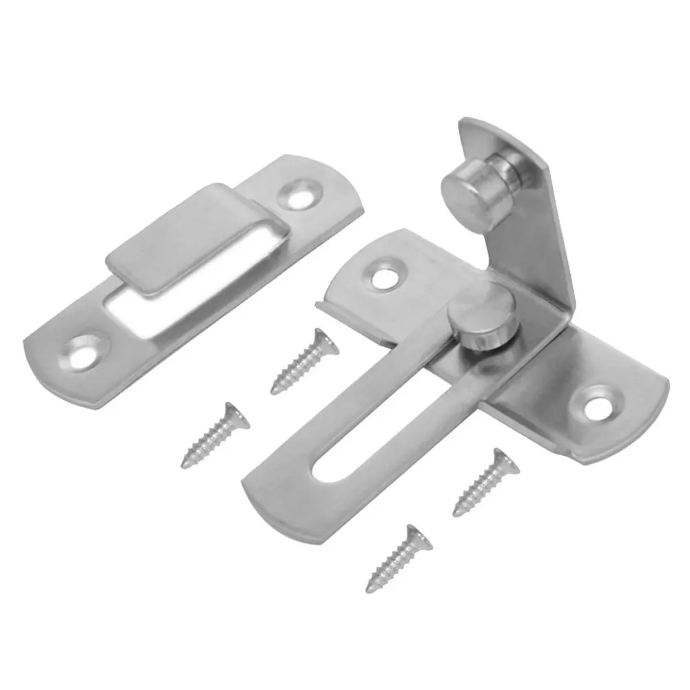 

Secure Stainless Steel Door Buckle Right Angle Latch for Sliding Doors Cabinets Easy to Install Elegant and Reliable Protection