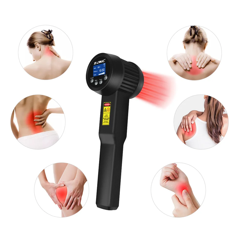 ZJKC 808nm x25 home use class iv laser therapy near me ebay cold infrared light cordless For Reduce Acute or Chronic Pain