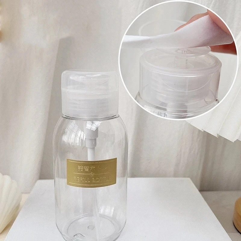 1pc 200-500ML Bottiglie riutilizzabili per unghie Vuote Presse Pompa Dispenser Nail Art Polish Remover Cleaner Bottiglia di trucco Strumento per manicure