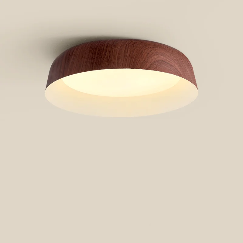 

Japanese Nordic Modern Dining Room Ceiling Lights Minimalist Log Lantern Home Appliance Lustre Wood-colored Bedroom Hanging Lamp