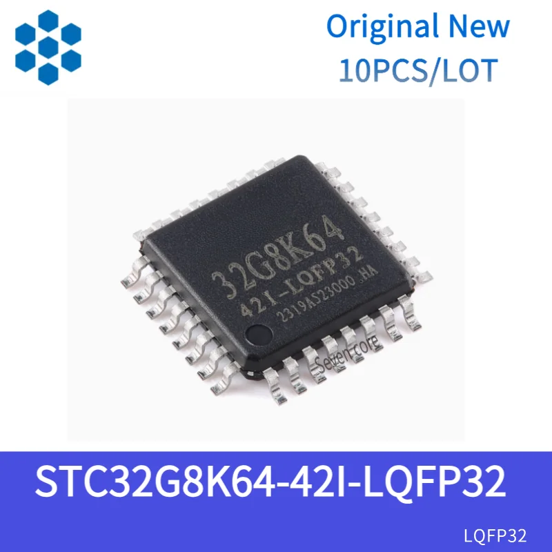 

Original New 10pcs/lot STC32G8K64-42I-LQFP32 32-bit 8051 core single-chip microcontroller chip