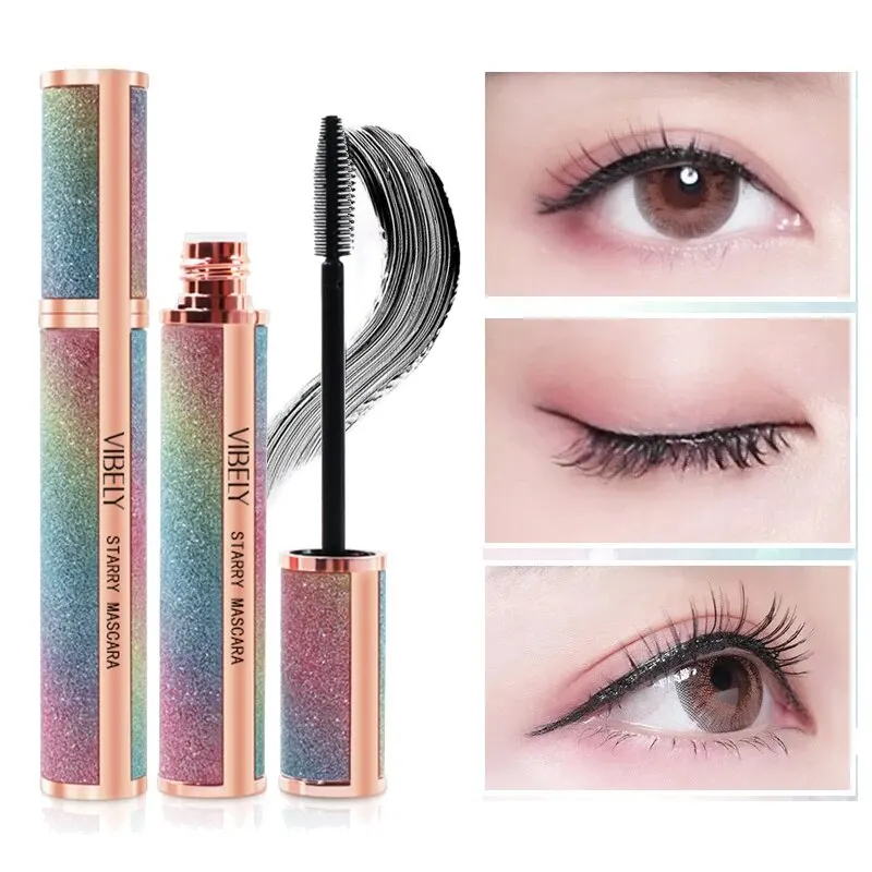 1 Stück Mascara Wasserdicht Verdickung Verlängerung Schnell Trocknend Mascara Pinsel Wimpern Langlebige Locken Schwarz Wimpern Schönheit Werkzeuge