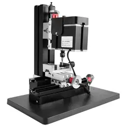60W 12000RPM Mini Metal Lathe DIY Miniature Milling Machine Miller 100-240V mesa taladro TZ20005M milling table milling table