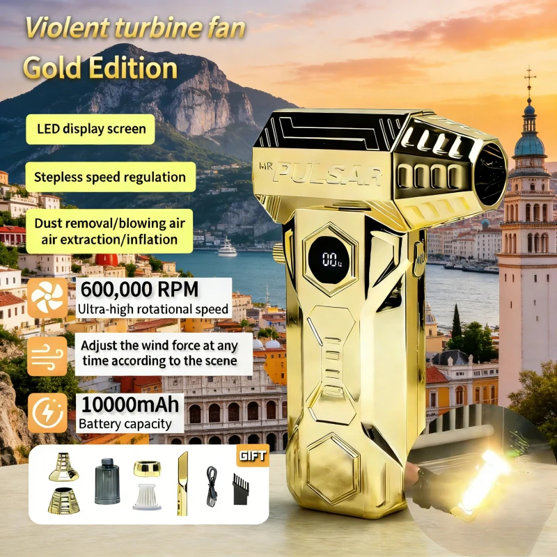 

X11 900000RPM Brushless Jet Blower - 2-in-1 Vacuum & Air Duster for All-Scene Cleaning